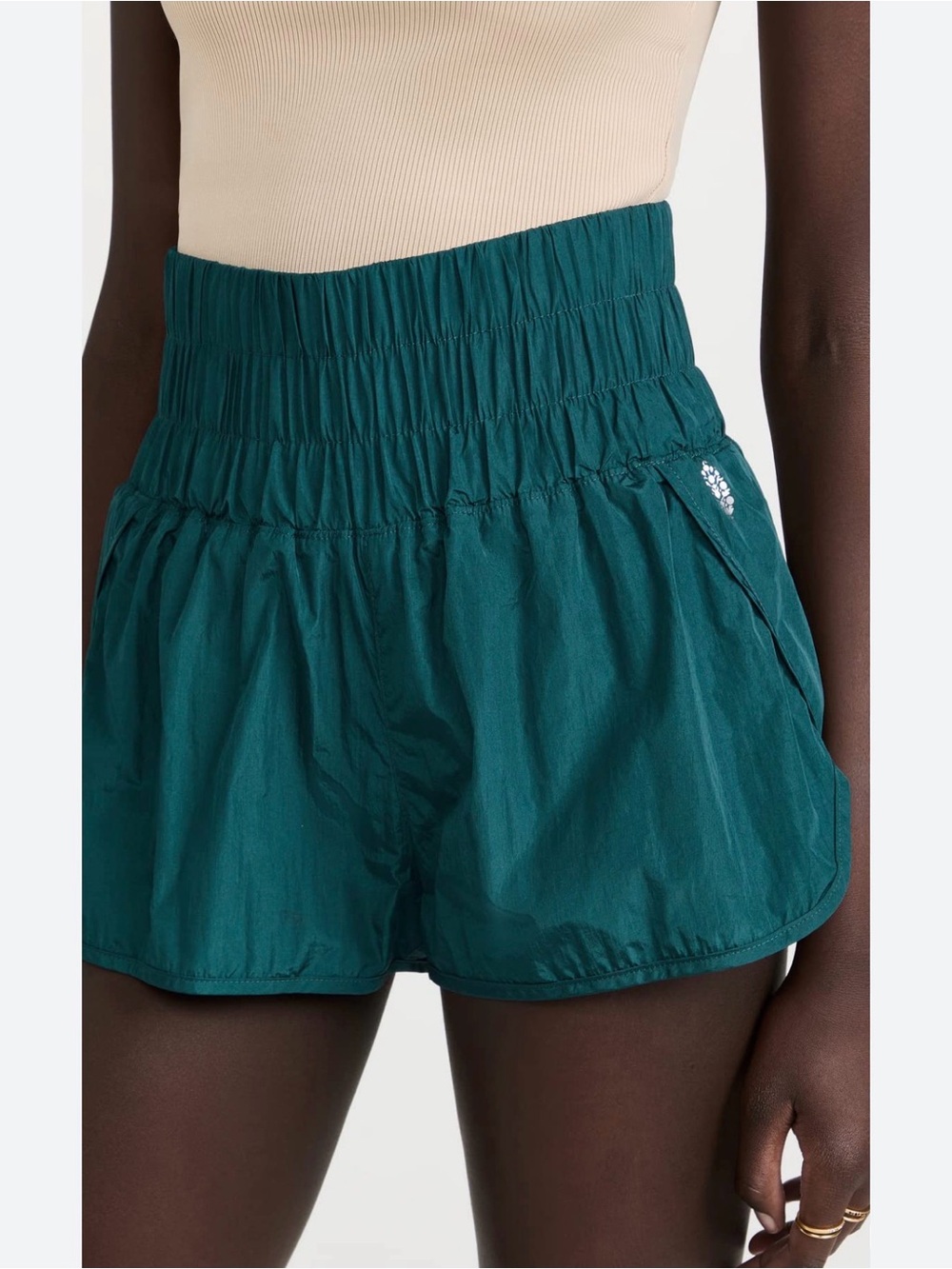 Free People “The Way Home” Athletic Shorts: Size M